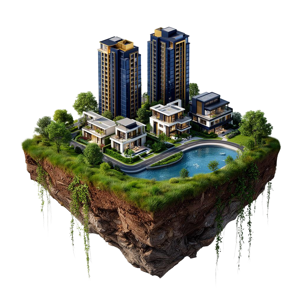 3D floating city — premium real estate by Gruhakalpa Estates